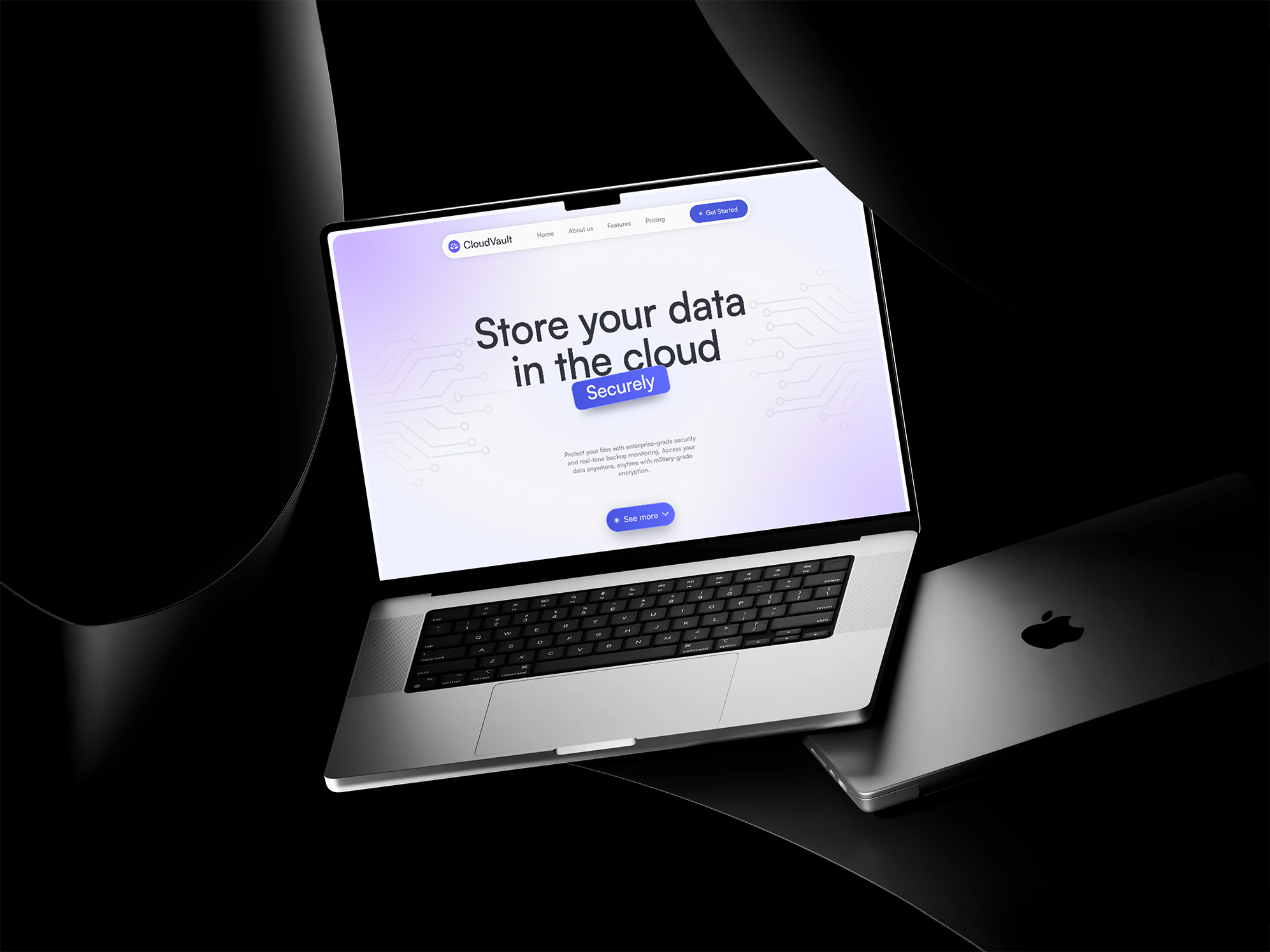 CloudVault - Progetto web design di Webble Studio
